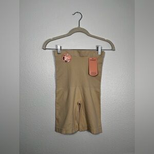 Shapermint Women's High-Waisted Tan Shapewear Shorts Size XL/2XL